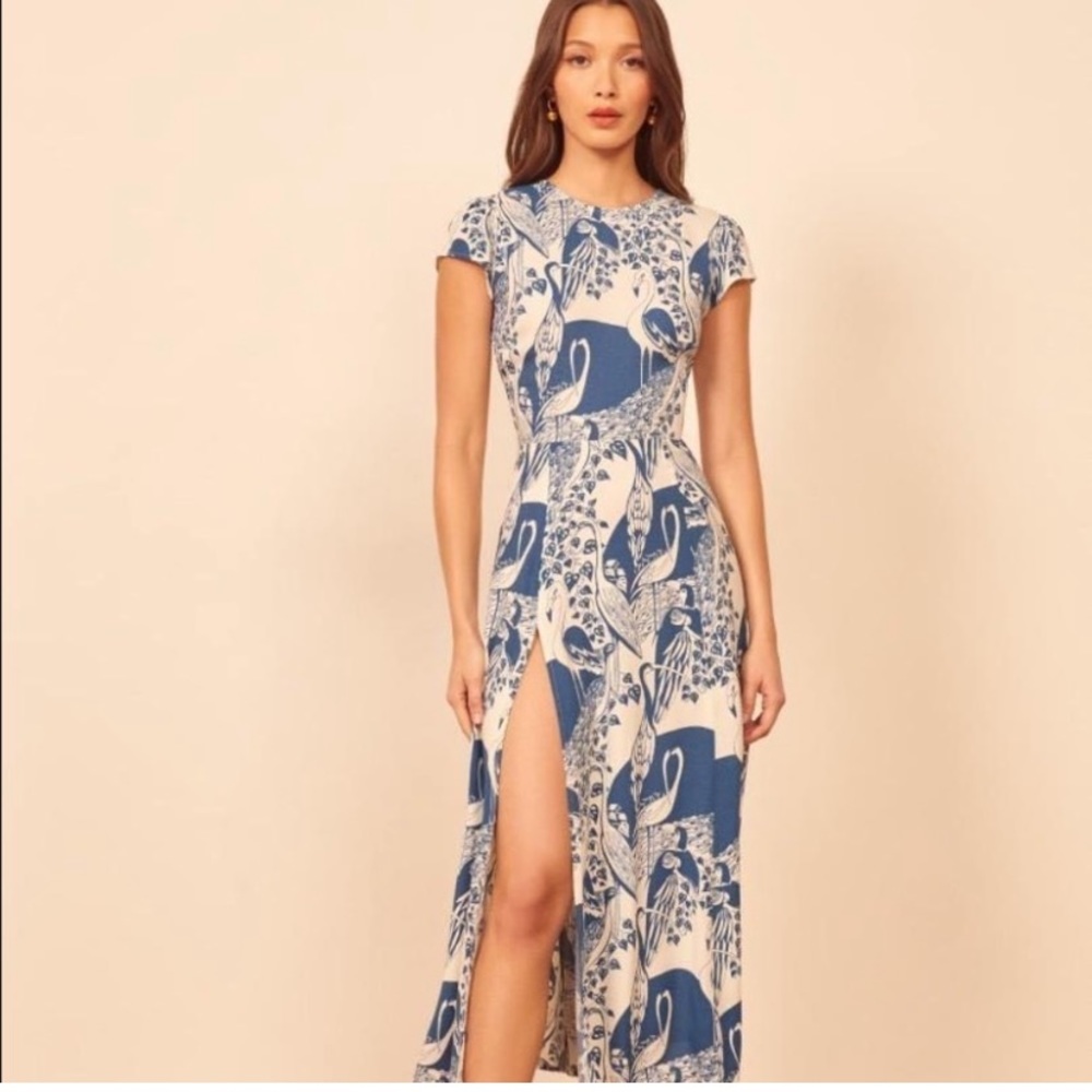Reformation Gavin Dress in Avian
